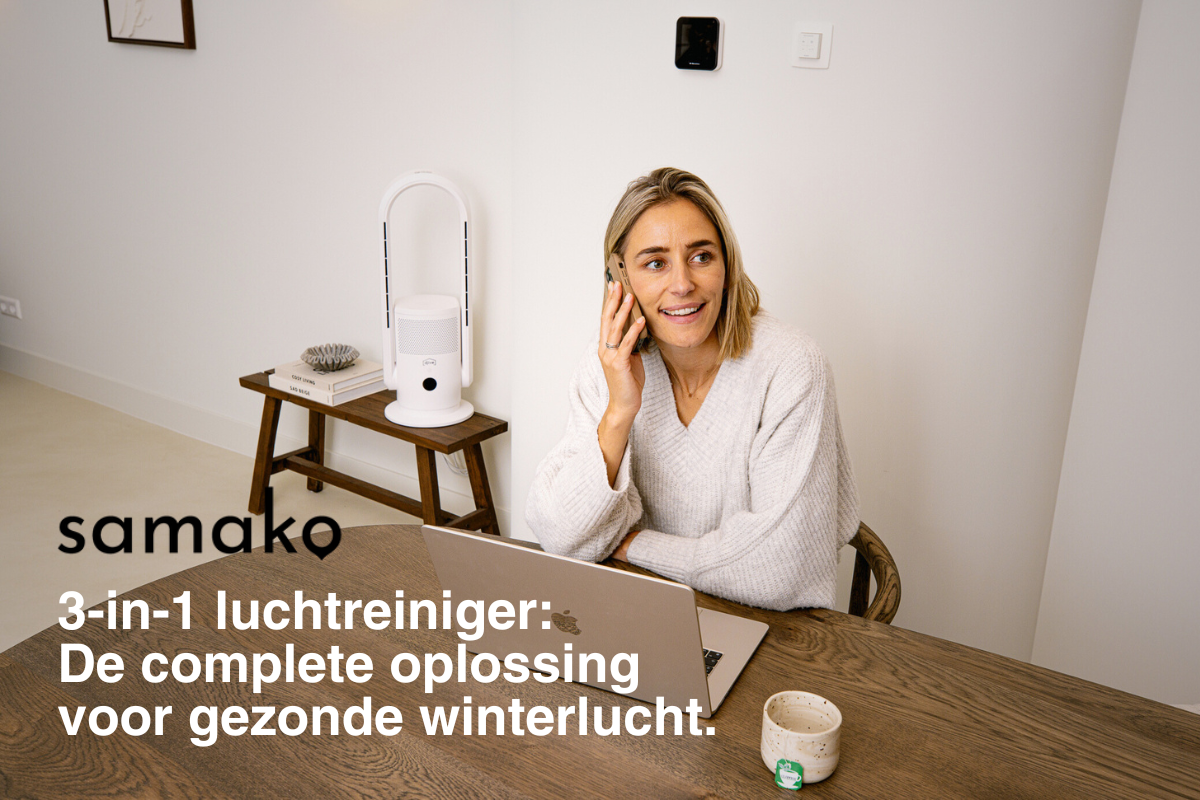 3-in-1 luchtreiniger: De complete oplossing voor gezonde winterlucht.