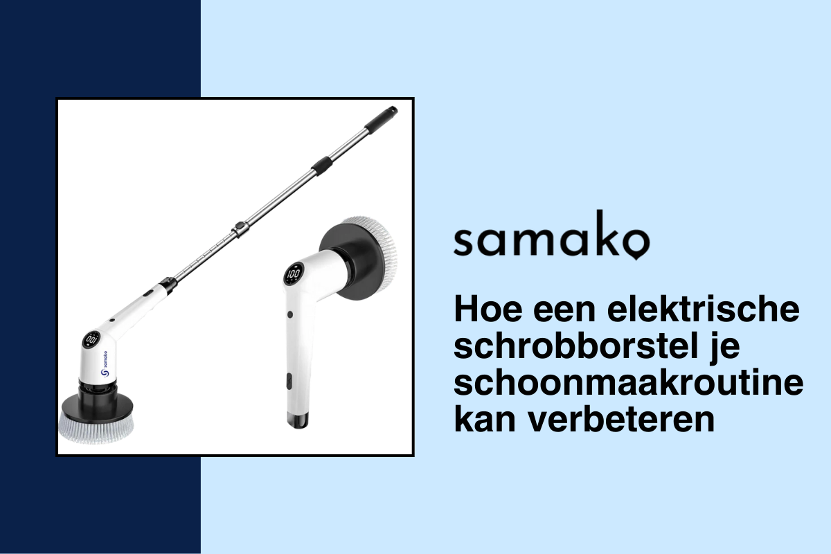 Hoe een elektrische schrobborstel je schoonmaakroutine kan verbeteren