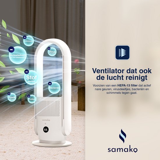 Air purifier 3-in-1 PureFlow