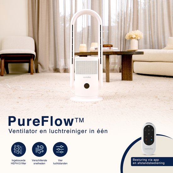 Air purifier 3-in-1 PureFlow