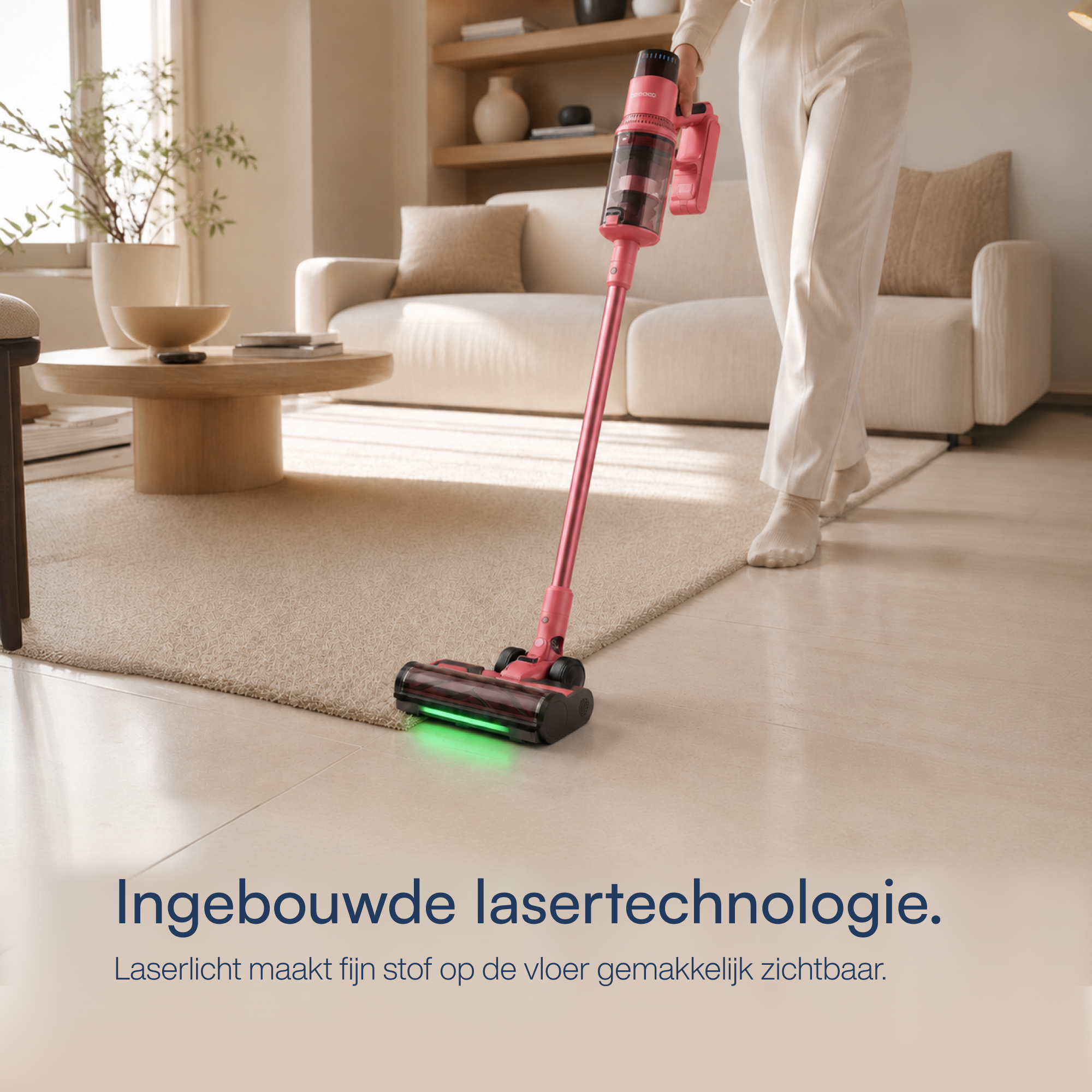 Stick vacuum cleaner CleanDetect Pink