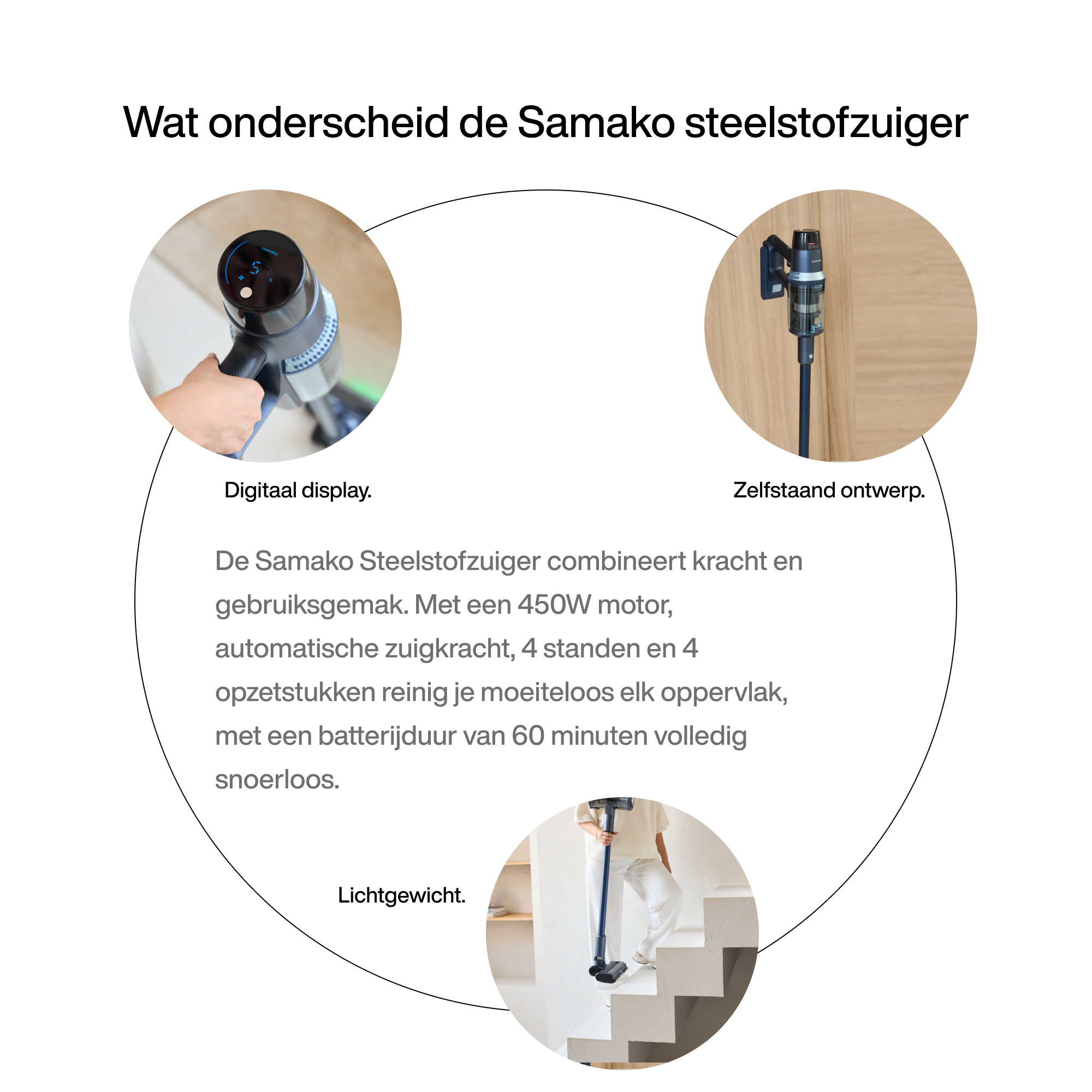 Stick vacuum cleaner CleanDetect