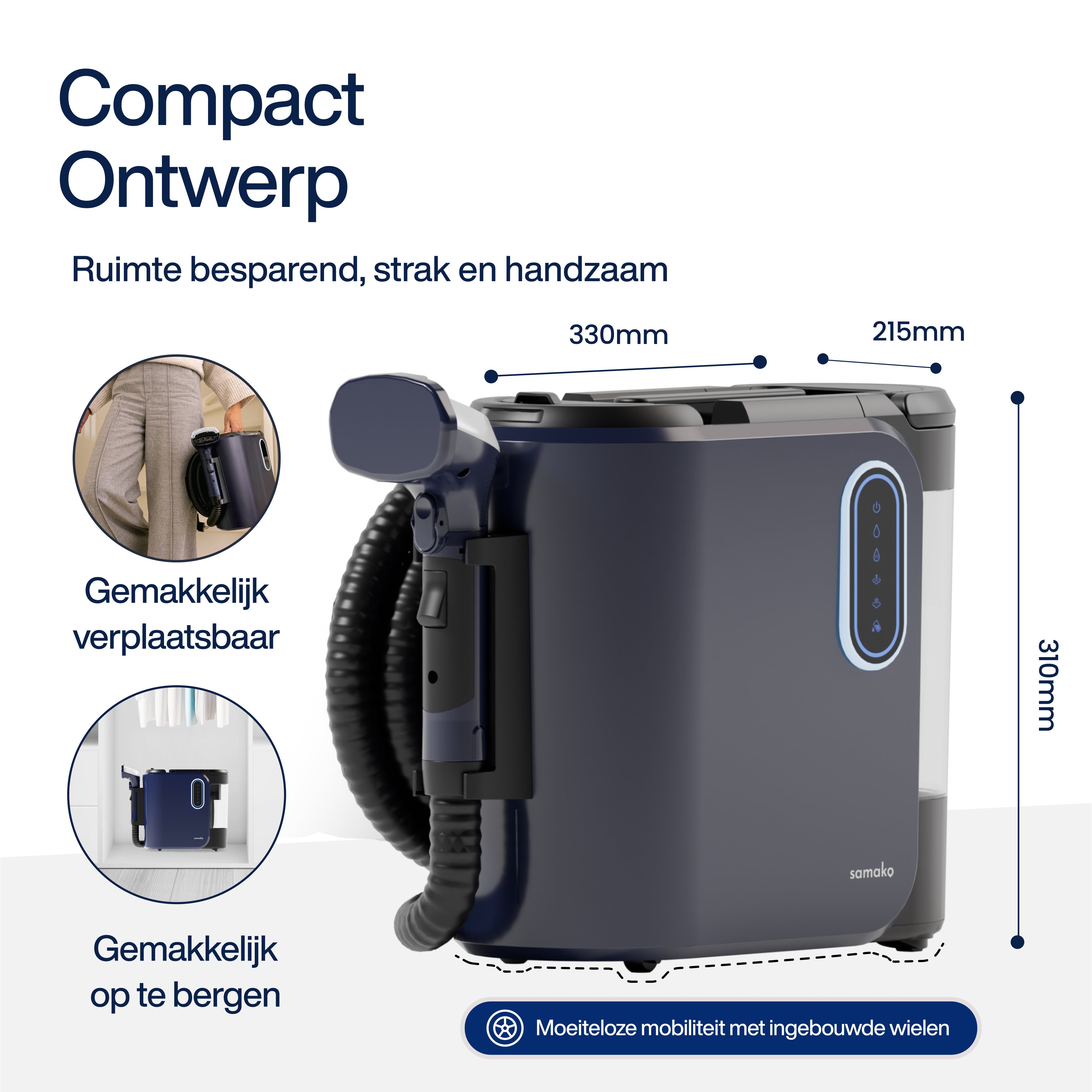 Stain remover PowerClean Pro - Steam & Hot water