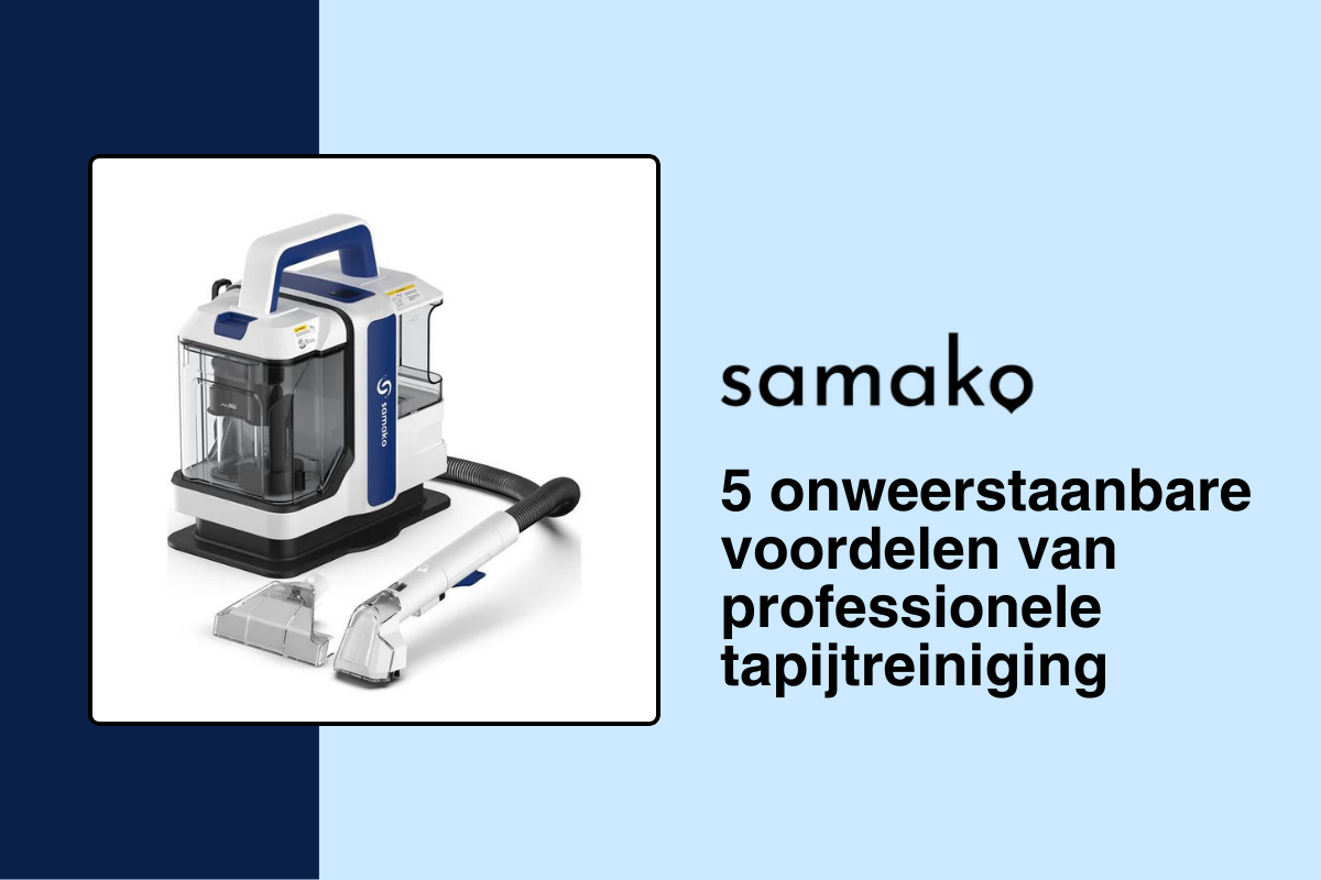 5 voordelen waarom jouw huishouden niet meer zonder deze tapijtreiniger kan.