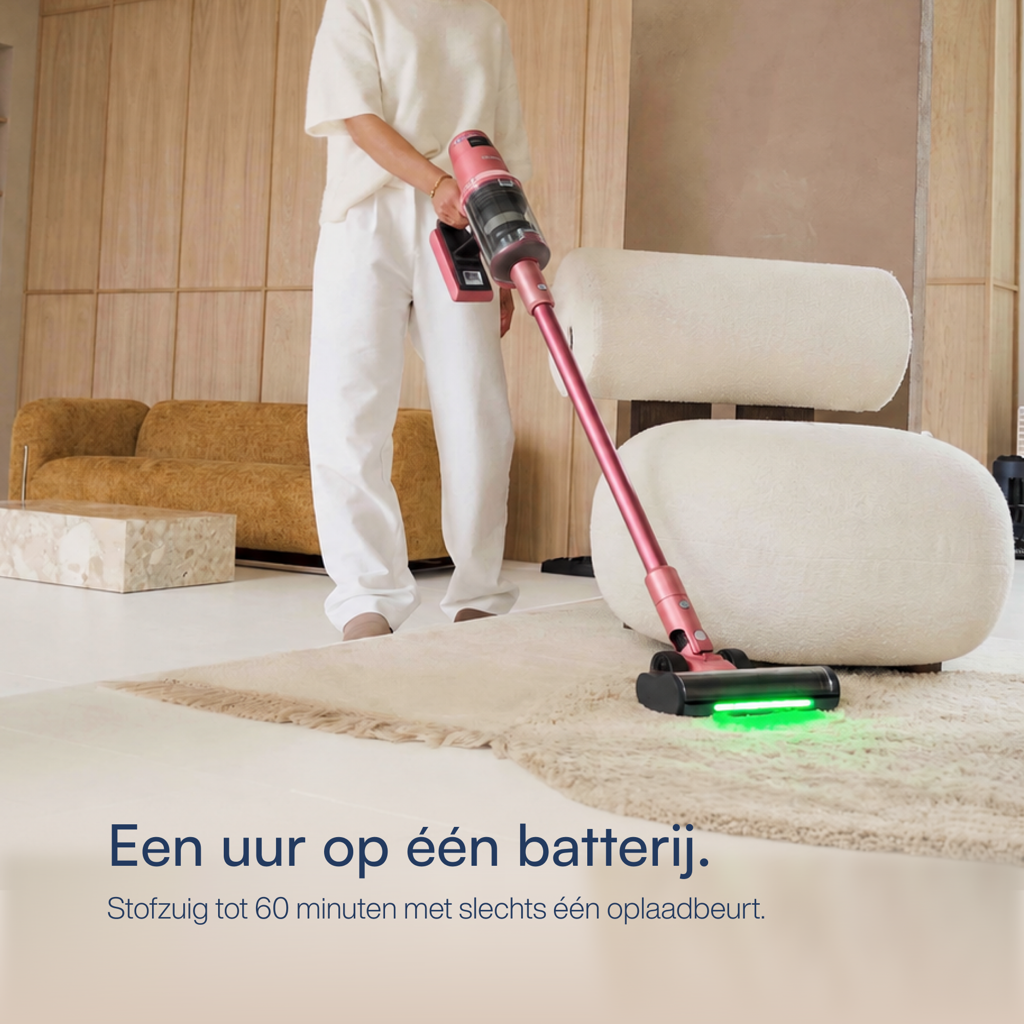Stick vacuum cleaner CleanDetect Pink