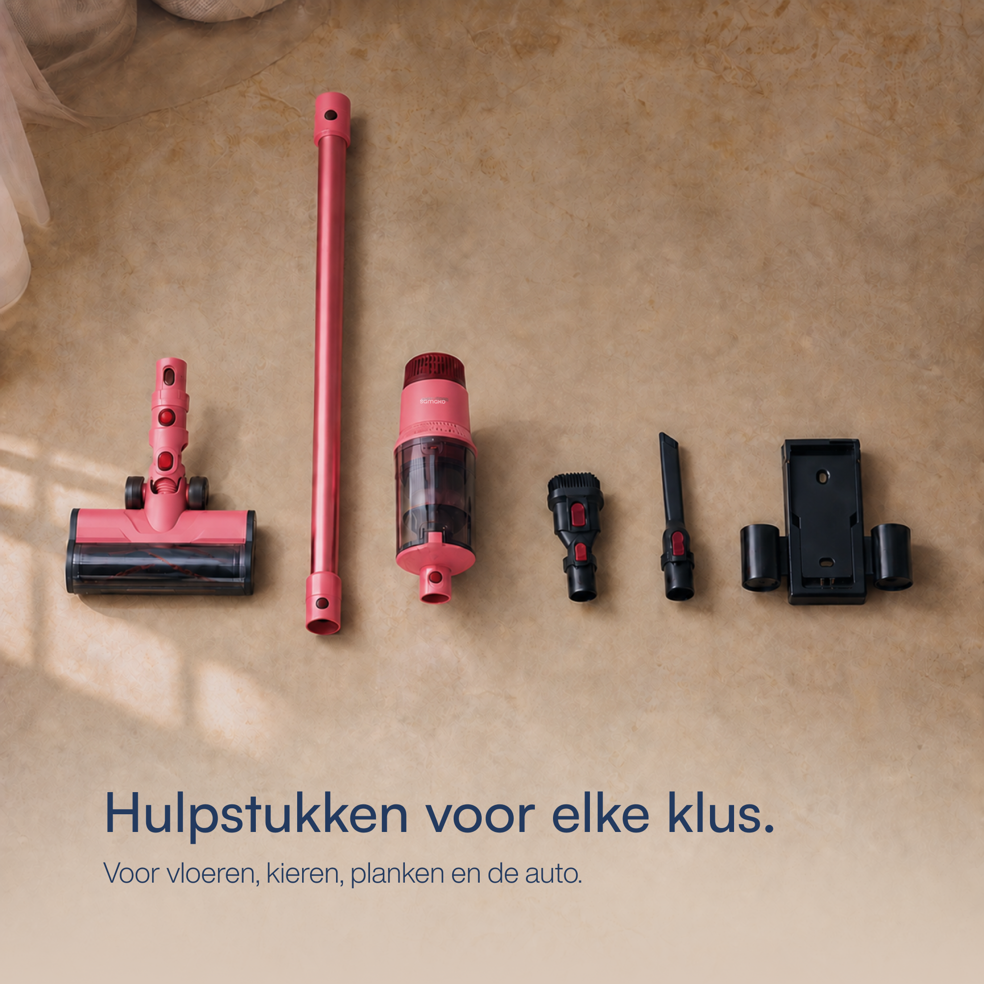 Stick vacuum cleaner CleanDetect Pink